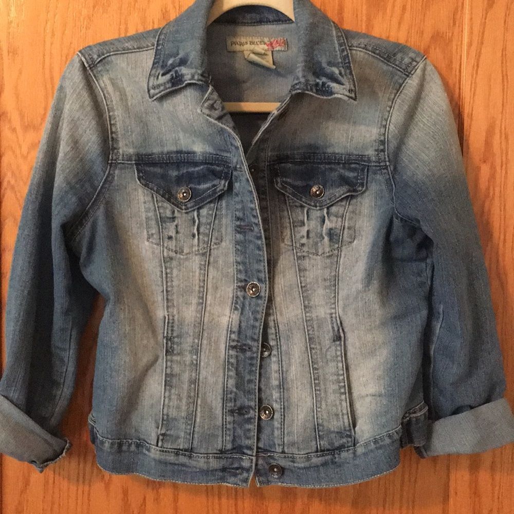 Paris Blues Cropped Denim Jacket